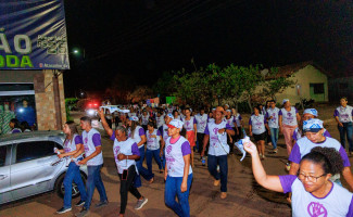 Operação Shamar: Polícia Civil realiza caminhada em Paranã para conscientização sobre a violência contra a mulher