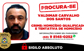 Polícia Civil do Tocantins procura pai e filho suspeitos de homicídio qualificado e tentativa de homicídio em Tocantínia