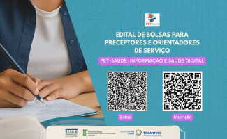 SES-TO, UFT e IFTO abrem inscrições para bolsas do PET-Saúde: Informação e Saúde Digital