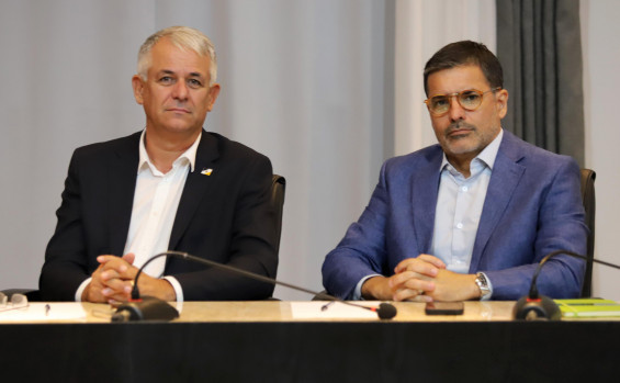 Os secretários de Estado do Meio Ambiente e Recursos Hídricos, Marcello Lelis; e da Agricultura e Pecuária, Jaime Café, também participaram da reunião - Esequias Araújo/Governo do Tocantins