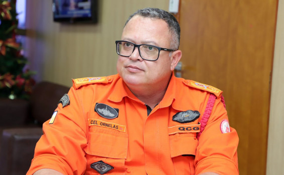 O comandante-geral do CBMTO, coronel Peterson Queiroz de Ornelas, enfatiza o trabalho da corporação na prevenção de acidentes e proteção da vida nas praias do Tocantins - Governo do Tocantins