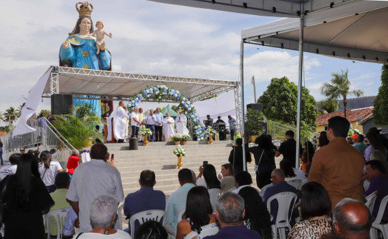 A celebração integra a programação religiosa e cultural do festejo de Nossa Senhora d’Abadia, padroeira da cidade, comemorada nesta sexta-feira, 15 - Tharson Lopes/Governo do Tocantins