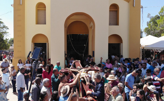 O Festejo do Nosso Senhor do Bonfim inclui missas, novenas, procissões, caminhadas, recitação do terço e outras manifestações de fé e devoção - Adilvan Nogueira/Governo do Tocantins
