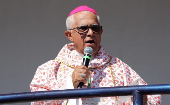 A missa campal foi presidida pelo bispo Dom José Moreira, ponto alto de fé e devoção na Romaria do Senhor do Bonfim - Adilvan Nogueira/Governo do Tocantins