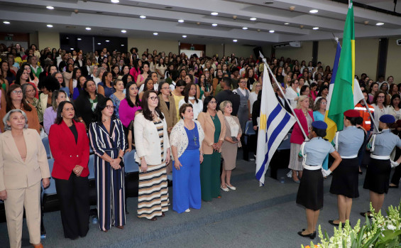 O encontro tratou da construção coletiva de políticas públicas voltadas às mulheres e teve como destaque a presença da ministra das Mulheres - Adilvan Nogueira/Governo do Tocantins