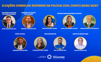 SSP/TO reforça convocação para eleições do Conselho Superior da Polícia Civil no dia 3 de setembro