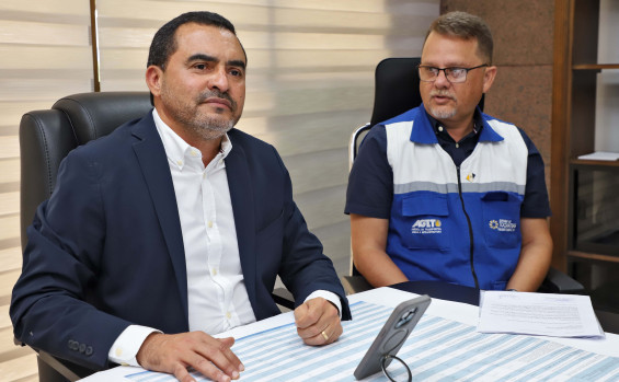 Governador do Tocantins, Wanderlei Barbosa, acompanhado do presidente da Agência de Transportes, Obras e Infraestrutura (Ageto), Márcio Pinheiro, realizará na próxima terça-feira, 26, uma visita técnica nos reparos do aterro e da via da ponte sobre o Lago de Palmas - Antonio Gonçalves/Governo do Tocantins