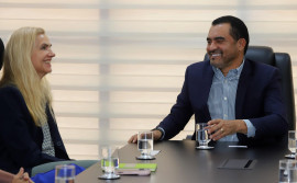 Governador Wanderlei Barbosa recebe embaixadora da União Europeia e apresenta potencial econômico do Tocantins