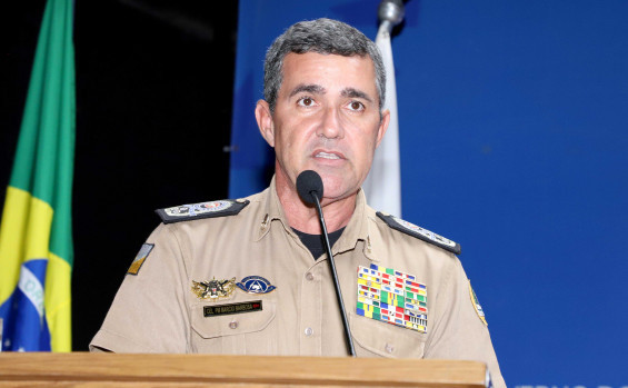 O comandante-geral da PMTO, Coronel Márcio Barbosa, ressalta que o curso eleva o padrão da segurança estadual e destacou o reconhecimento do Tocantins pelo Ministério da Justiça - Antonio Gonçalves/Governo do Tocantins