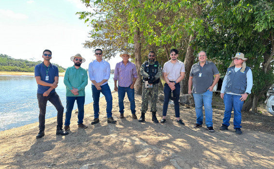 Naturatins e Ministério Público monitoram níveis do Rio Formoso em Lagoa da Confusão