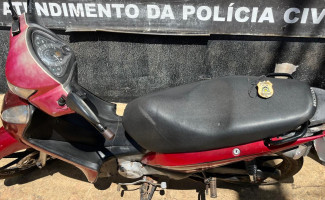 Motocicleta furtada no Jardim Sônia Regina é recuperada pela Polícia Civil em Palmas