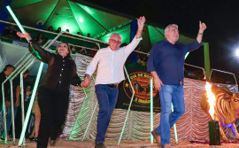 Governador em exercício Laurez Moreira abre oficialmente a Exposição Agropecuária de Dueré e garante a construção do anel viário da cidade