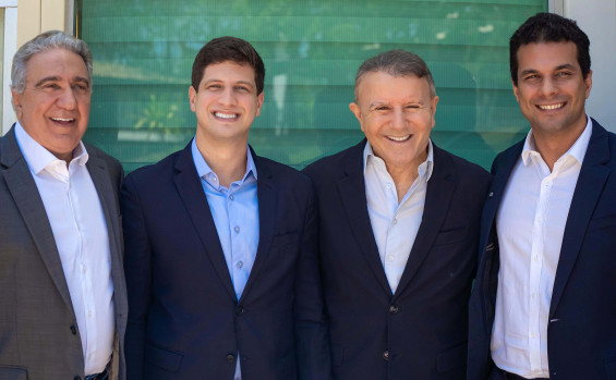 Governador em exercício Laurez Moreira recebe prefeito de Recife, João Campos, para intercâmbio federativo e troca de boas práticas em gestão pública 