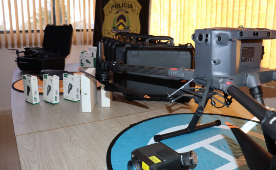 Governo do Tocantins reforça estrutura da Polícia Científica e entrega drones avaliados em mais de R$ 300 mil 