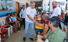 Governador Laurez Moreira participa de mutirão de serviços para pessoas em situação de rua e em vulnerabilidade 
