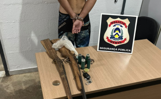 Polícia Civil apreende armas de fogo durante cumprimento de mandado de busca em Paraíso do Tocantins