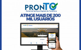 Governo do Tocantins ultrapassa 200 mil usuários no Portal de Serviços