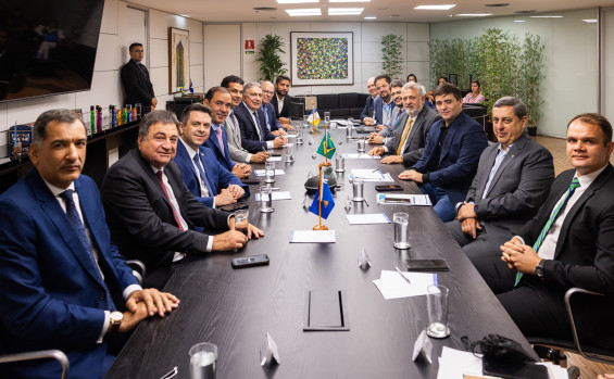 Governador Laurez Moreira busca parceria com presidente da Caixa para abertura de linhas de microcrédito aos produtores rurais tocantinenses