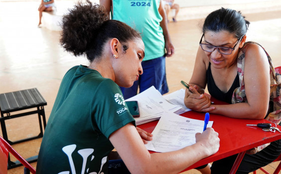 Em Caseara, Governo do Tocantins promove acesso à cultura, literatura e tecnologia com o MovCEU