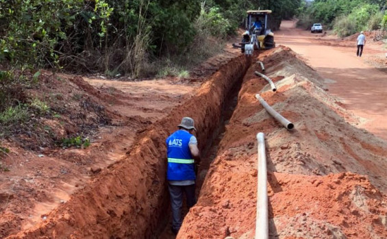 Com foco no enfrentamento da estiagem, Governo do Tocantins investe mais de R$ 1 milhão em obras de saneamento