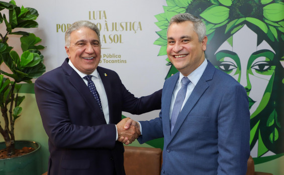 Governador Laurez Moreira realiza visitas institucionais às Defensorias Públicas do Tocantins e da União 