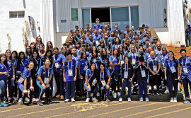 Com apoio do Governo do Tocantins, delegação tocantinense chega a Uberlândia para os Jogos Escolares Brasileiros 2025