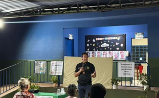 Delegado da Polícia Civil do Tocantins ministra palestra sobre violência contra a pessoa idosa em escola no interior do Estado
