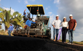 Governador Laurez Moreira vistoria obras de infraestrutura no Bico do Papagaio