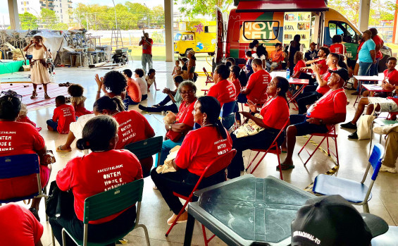 MovCEU leva arte, tecnologia e inclusão a Encontro de Culturas Tradicionais e Quilombolas do Tocantins
