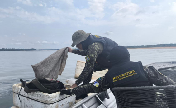 Naturatins intensifica fiscalização ambiental com foco no combate à pesca predatória no estado