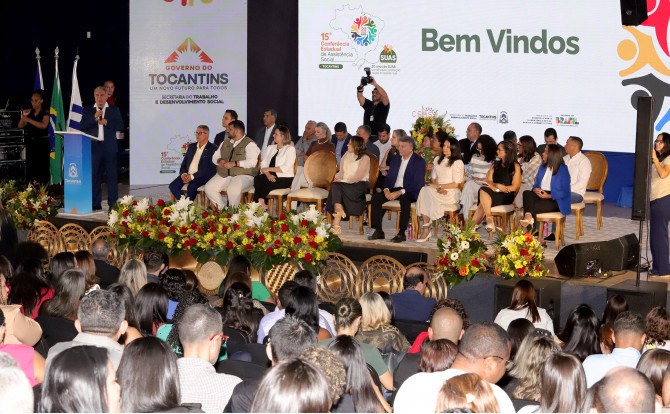 Evento conta com cerca de 500 participantes, incluindo conselheiros, representantes do governo, sociedade civil, gestores municipais, estaduais e federais - Márcio Vieira/Governo do Tocantins 