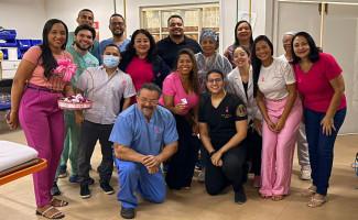 HRPN realiza ação “Às quartas usamos rosa”