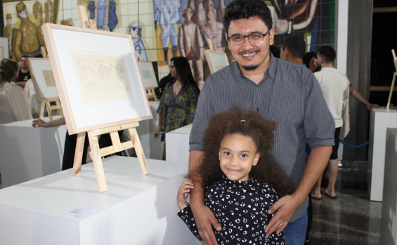 Realizada pelo Governo do Tocantins, exposição “Entre Gravuras e Traços” emociona público e celebra o legado da arte brasileira