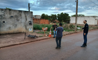 Polícia Civil realiza, por meio da Perícia Criminal, reprodução simulada de acidente de trânsito que resultou na morte de idoso na região Sul de Palmas 