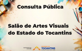 Governo do Tocantins lança consulta pública sobre o edital do Salão de Artes Visuais do Tocantins