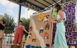 Espetáculo “Léia e a boroca cor de céu” leva a magia da literatura tocantinense para escolas em municípios do estado