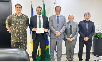 Militares do Exército realizam visita de cortesia ao Secretário de Segurança Pública do Tocantins