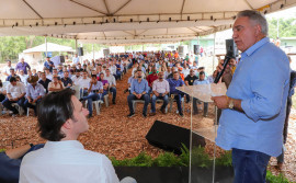 Governador Laurez Moreira participa da inauguração de terminal rodoferroviário que reforça a logística de escoamento da produção de grãos no Tocantins