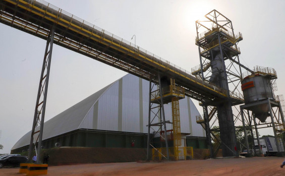 Governador Laurez Moreira participa da inauguração de terminal rodoferroviário que reforça a logística de escoamento da produção de grãos no Tocantins