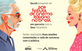 Governo do Tocantins promove sessões comentadas no 20º Festival de Cinema Italiano