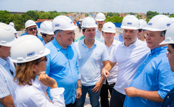 Governo do Tocantins acompanha avanços da ponte de Aguiarnópolis e fortalece a ligação estratégica com o Maranhão