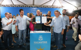 Governador Laurez Moreira lança obras de pavimentação e drenagem da 607 Sul e anuncia extensão dos serviços à 1007 Sul