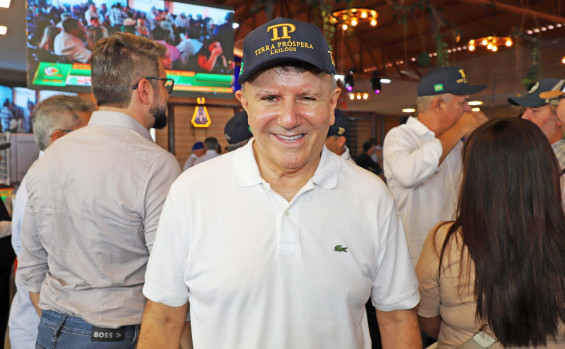 Prefeito de Palmas, Eduardo Siqueira Campos, reforçou a importância do tatersal de leilões para fortalecer a atividade em Palmas e região - Antônio Gonçalves/Governo do Tocantins