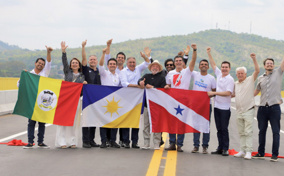 Estrutura era uma das obras mais aguardadas pela população dos dois estados e marca um avanço significativo para a integração regional - Antonio Gonçalves/Governo do Tocantins