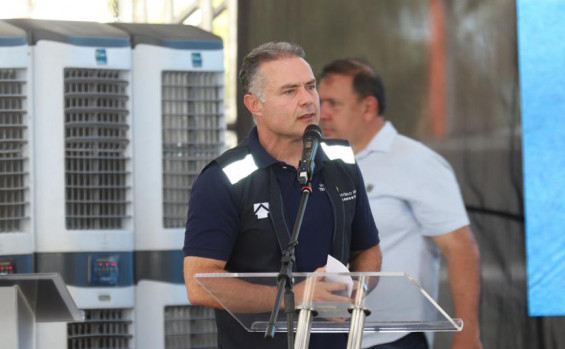 Ministro Renan Filho explica a complexidade da obra e celebra a conclusão da maior construção de infraestrutura em andamento no Brasil - Ademir dos Anjos/Governo do Tocantins