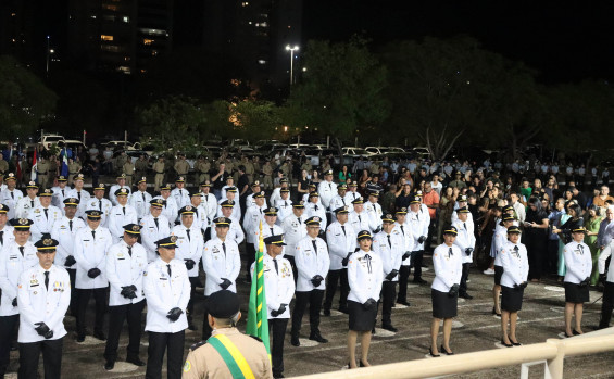 Com presença do governador Laurez Moreira, PMTO forma 87 novos oficiais no encerramento dos cursos CHOA/CHOM 2025