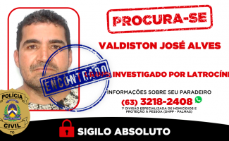 Foragido por latrocínio é localizado e preso pela Polícia Civil do Tocantins em Brejinho de Nazaré