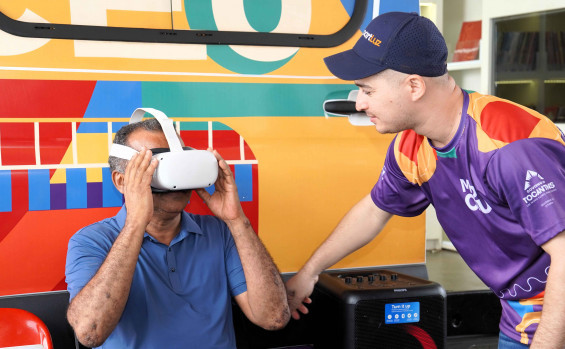 Em Aguiarnópolis, MovCEU proporciona imersão tecnológica, leitura e cadastros de artesãos no Dia D Aliança pela Primeira Infância