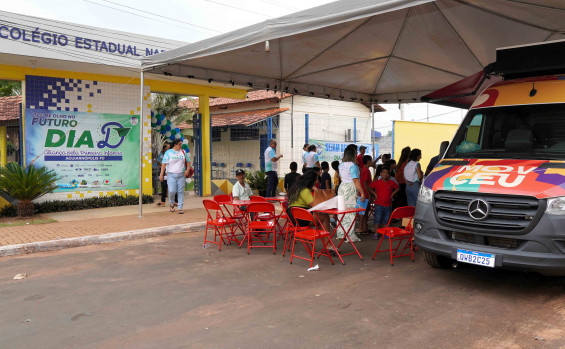 Em Aguiarnópolis, MovCEU proporciona imersão tecnológica, leitura e cadastros de artesãos no Dia D Aliança pela Primeira Infância