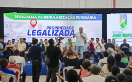 Governo do Tocantins e Judiciário entregam mais de 800 títulos de regularização fundiária em Augustinópolis e Sítio Novo
